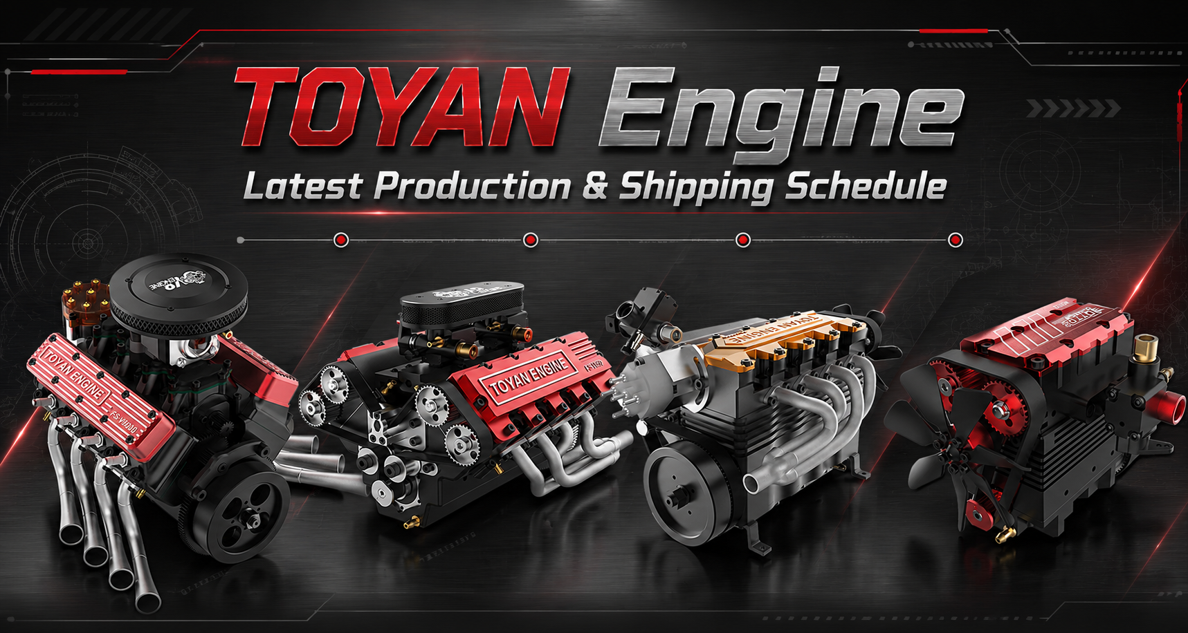 TOYAN Engine Latest Production & Shipping Schedule | EngineDIY