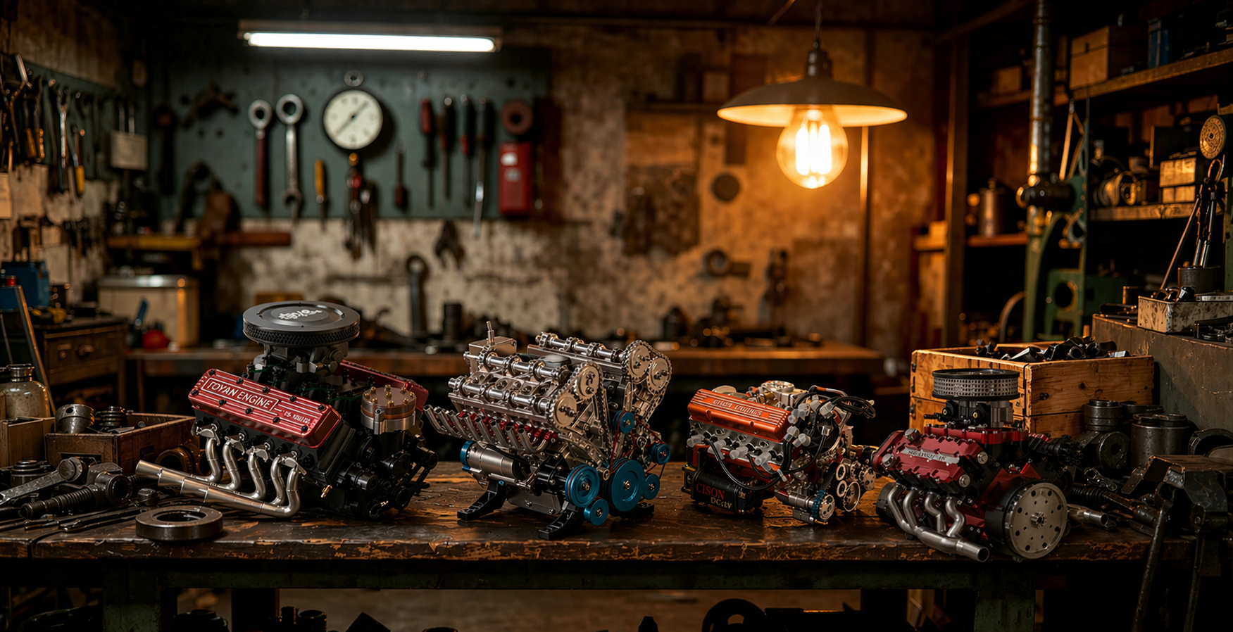 TOYAN vs TECHING vs CISON vs ENJOMOR: Best V8 Engine Model Buying Guide|Enginediy