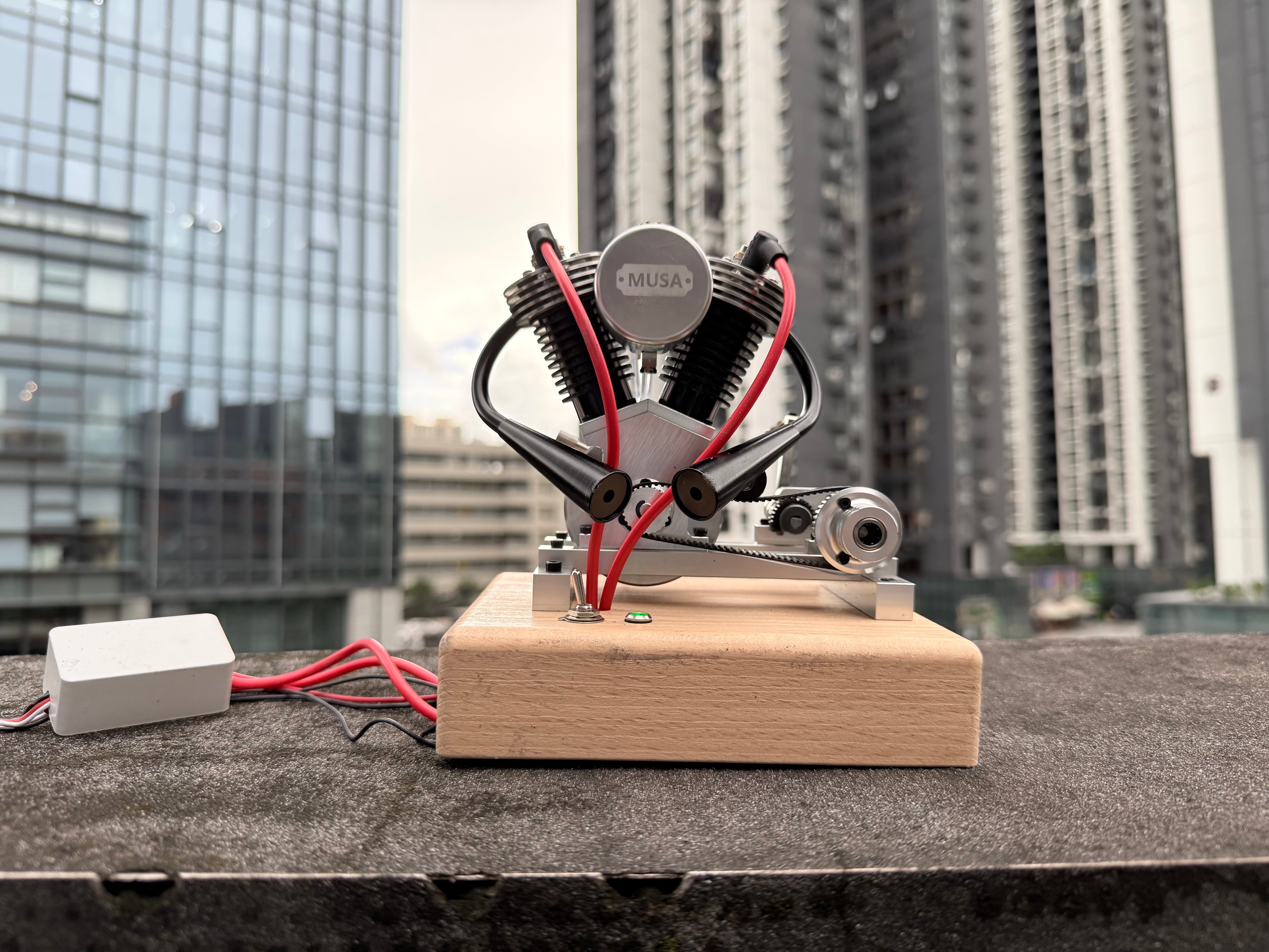 Ever Wondered What a Miniature Harley-Inspired V2 Engine Sounds Like? Meet the Upgraded Hoglet V2 Model