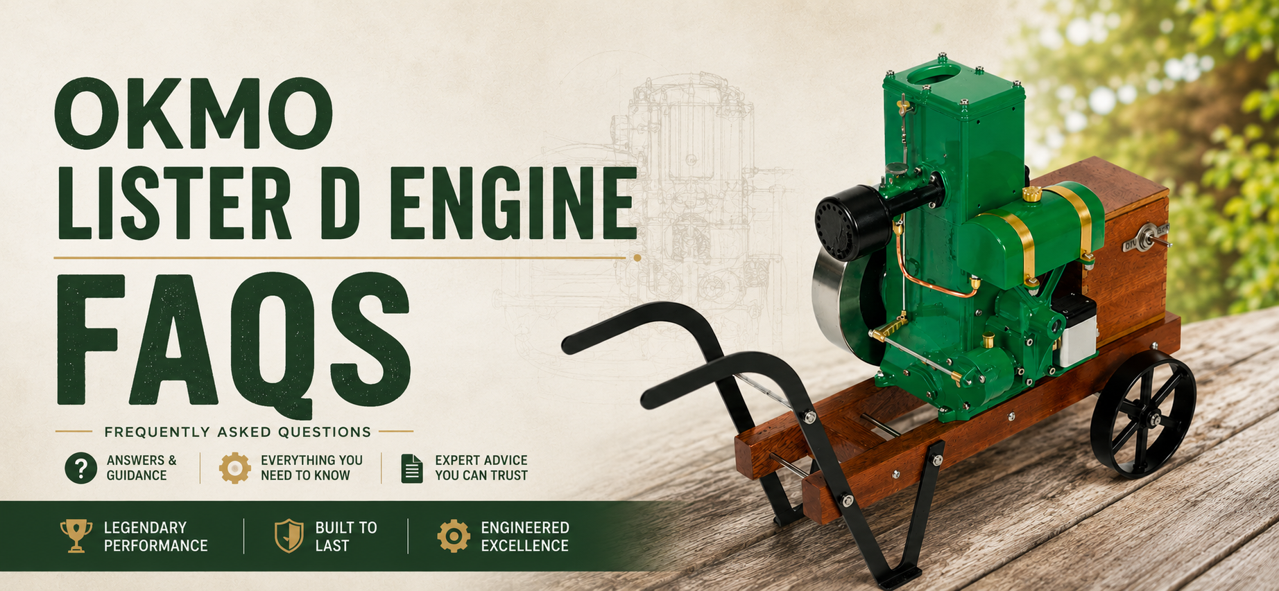 OKMO Lister D Engine FAQs | EngineDIY