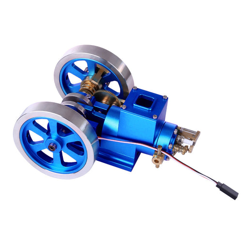 Hit and Miss Engine Full Metal IC Engine Model Water Cooled Gasoline Engine with Base Gift Collection