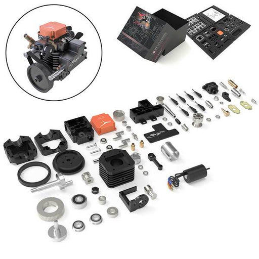 Toyan Engine FS-S100AC DIY 4 Stroke RC Engine - Build Your Own RC Engine -130Pcs - enginediy