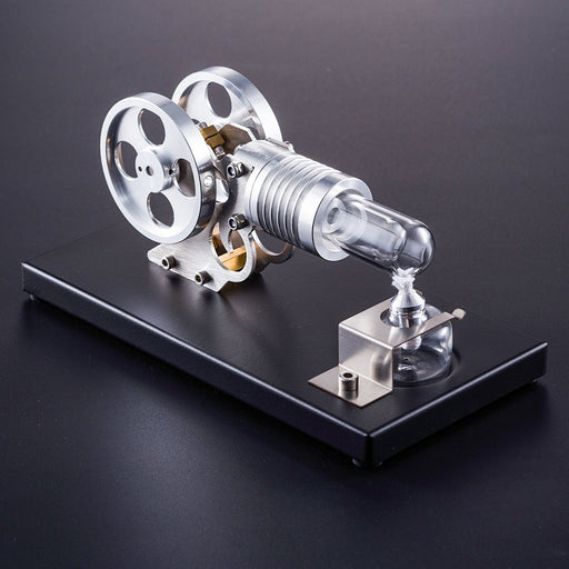 Stirling Engine DIY Manson Engine Model Set with Metal Baseplate Toy for Children - enginediy