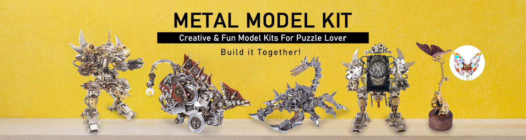 Metal Model Kits - Amazing DIY Models with Stunning Details