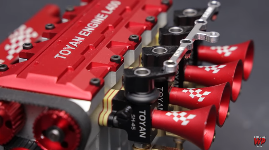 The Baddest 4 Cylinder Nitro RC Engine 13,500 RPM TOYAN L400 Engine M