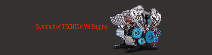 Lastest Review of TECHING V8 Engine Model Kit | EngineDIY
