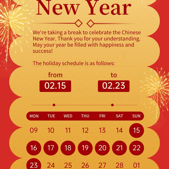 Chinese New Year Holiday Notice | Enginediy