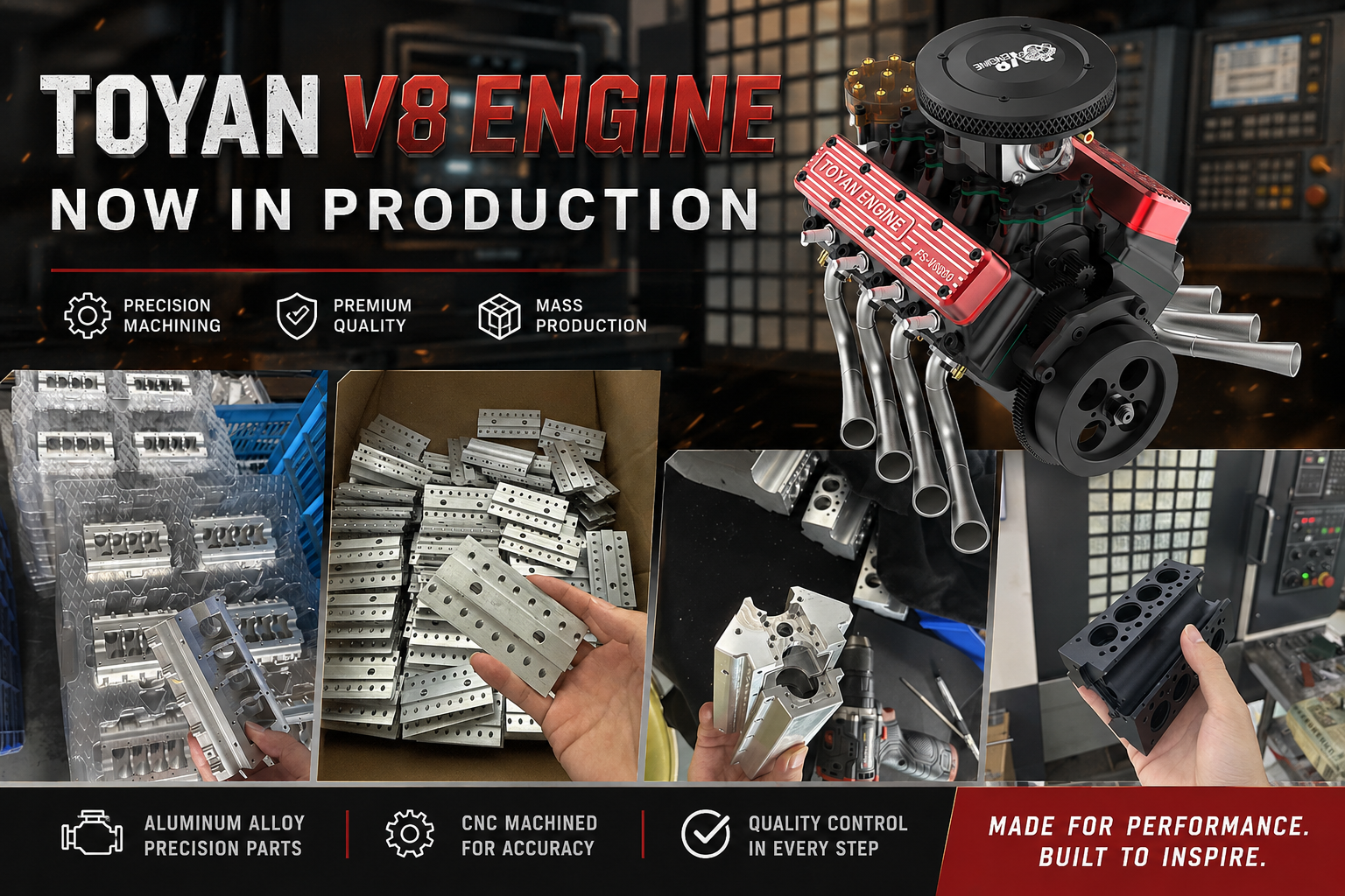 TOYAN V8 Engine is Officially Back in Full Production at Last | Enginediy