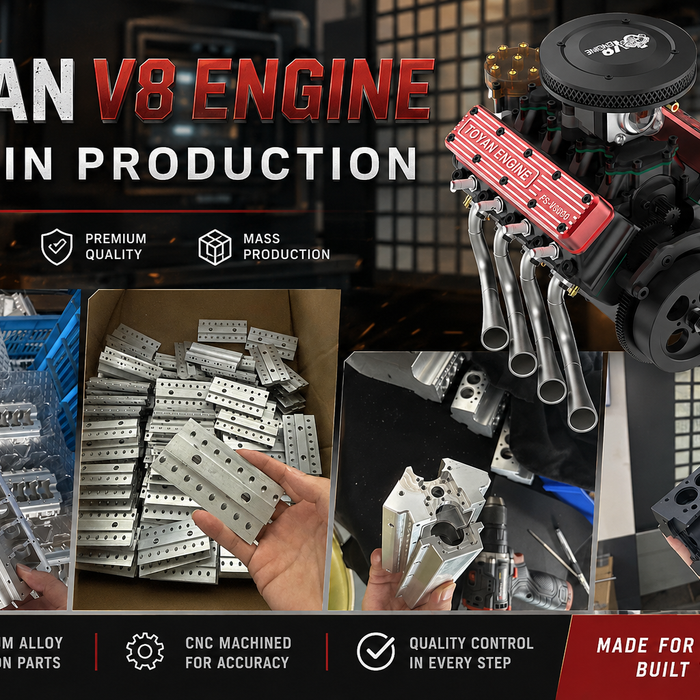 TOYAN V8 Engine is Officially Back in Full Production at Last | Enginediy
