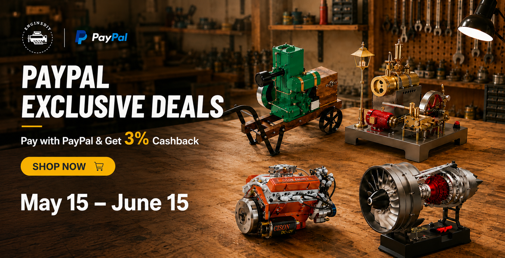 Big Savings Alert: PayPal Exclusive Cashback Deals is officially launched | EngineDIY