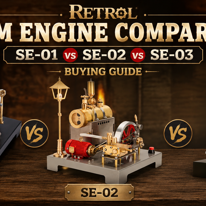 RETROL Steam Engine Comparison: SE-01 vs SE-02 vs SE-03 Buying Guide