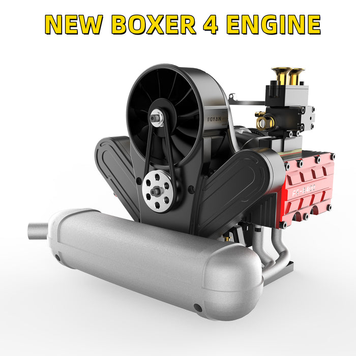 TOYAN B400 Boxer4 Horizontally opposed 4-cylinder engine