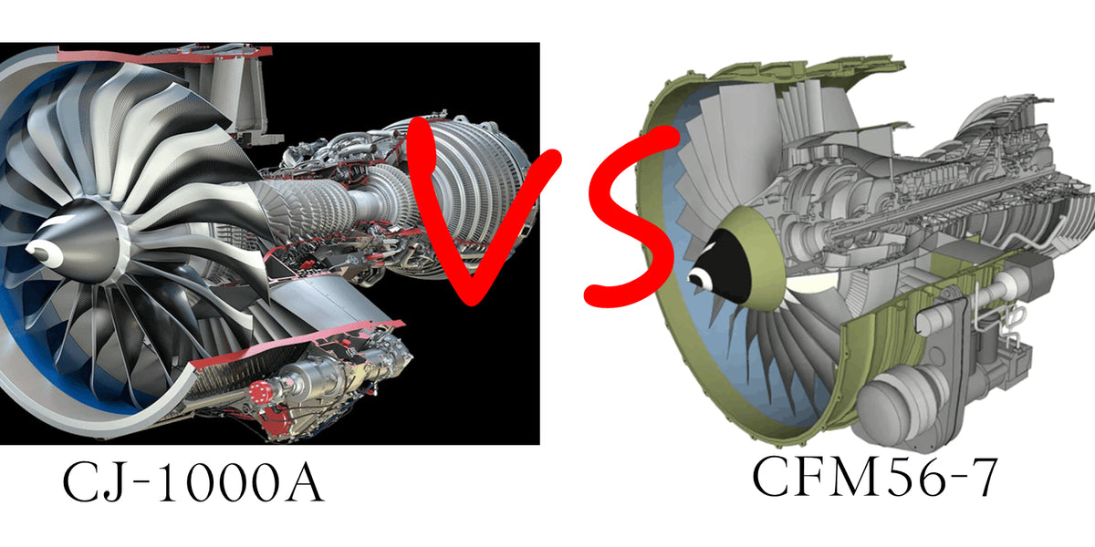 CJ-1000A vs CFM56-7 Turbofan Engine | EngineDIY
