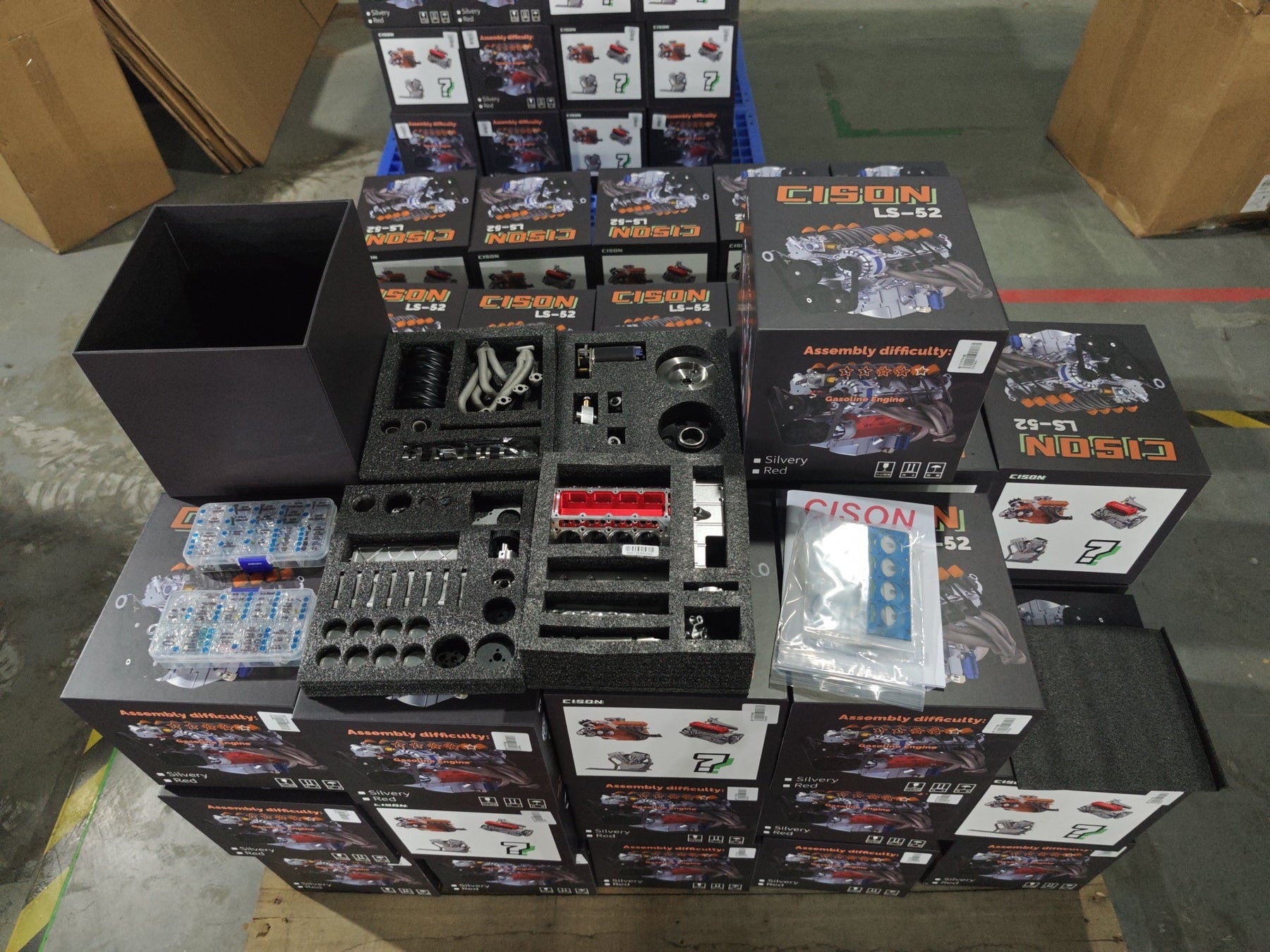 What Preparations Do We Make Before Shipping the CISON LS-52 V8 Engine?