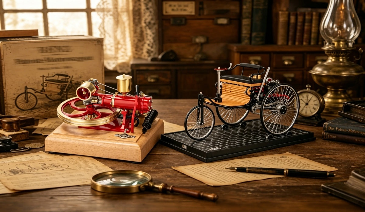 Dual Classic Models： Inherit the Glory of Benz Patent-Motorwagen