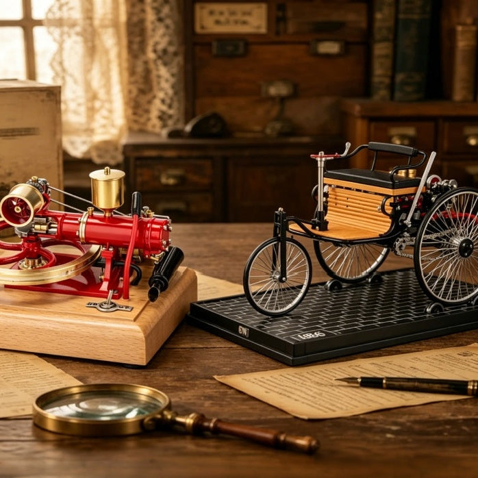 Dual Classic Models： Inherit the Glory of Benz Patent-Motorwagen