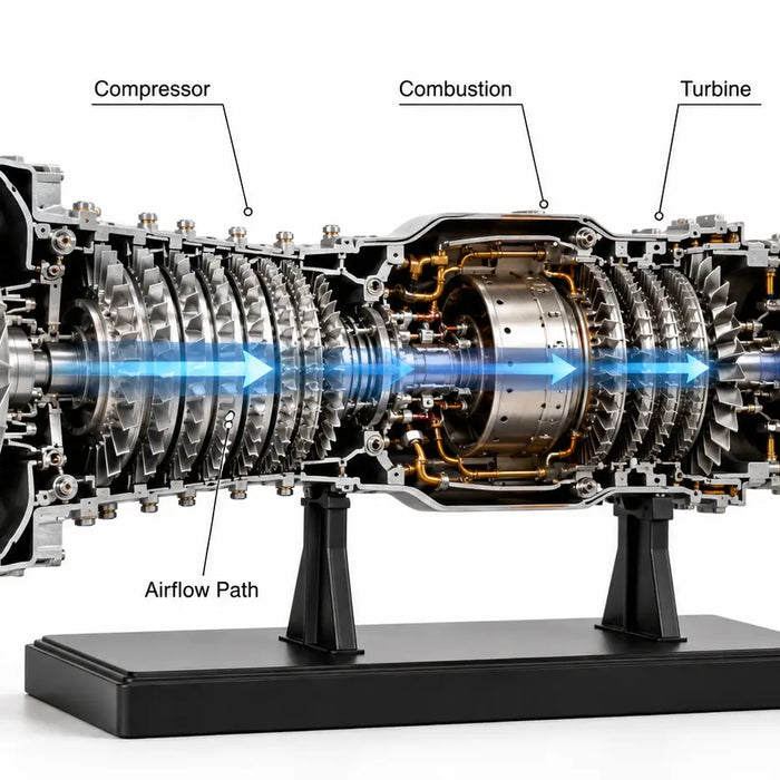 The Working Principle of Jet Engines: From Intake to Thrust