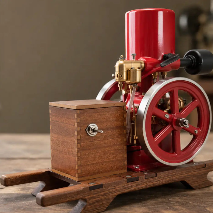 Model Hit and Miss Engine: RETROL & OKMO N01 Inspired by the NOVO Stationary Mixer Engine