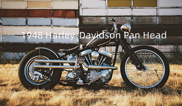 1948 Harley-Davidson Pan Head V-Twin Engine Model