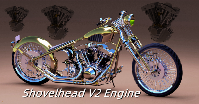 Shovelhead V2 Engine