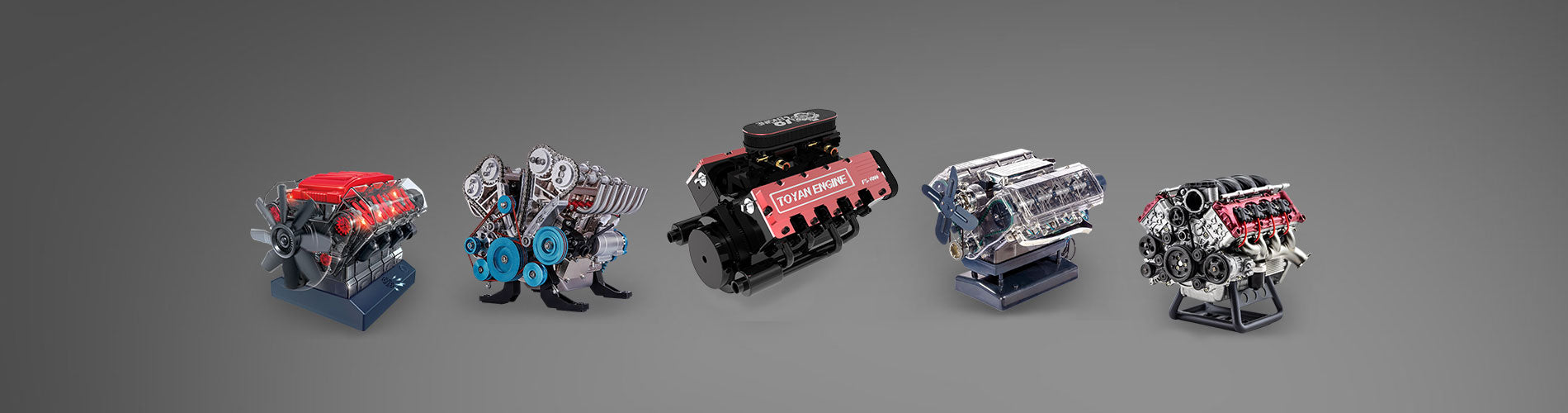 Kit Modèle RC Moteur V8 – Maquette Moteur Simulation – Neuf – Pour Amateurs