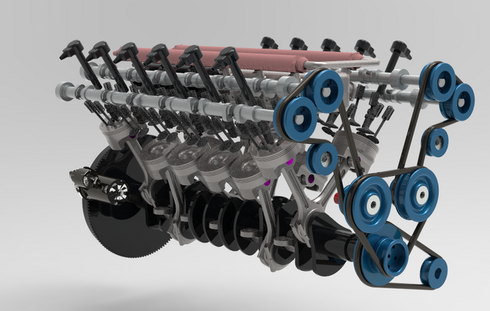 New 3D printed V12 engine works | EngineDIY