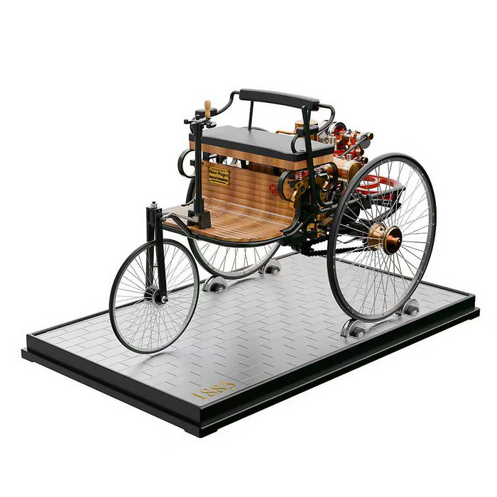 TECHING 1st Generation Retro Tricycle DIY Model: A Masterpiece of Mechanical History