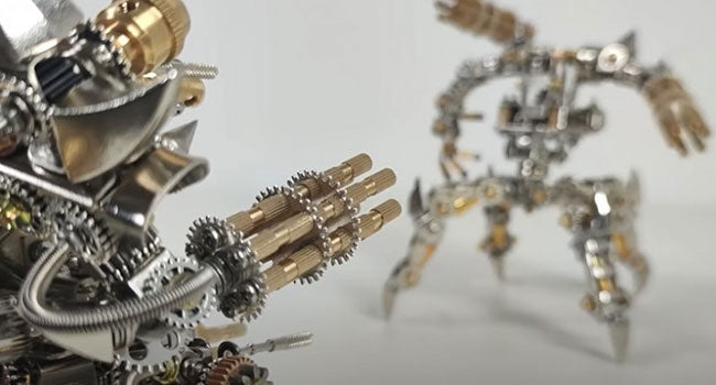 Build Your Own 3D Puzzle Magnetic Mecha in 3 Simple Steps-Enginediy