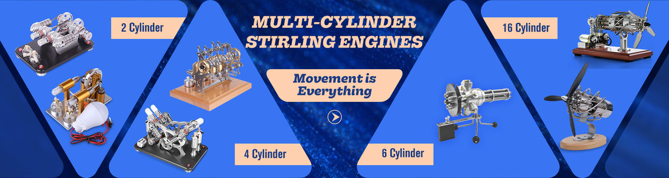 Multi-Cylinder Stirling Engine