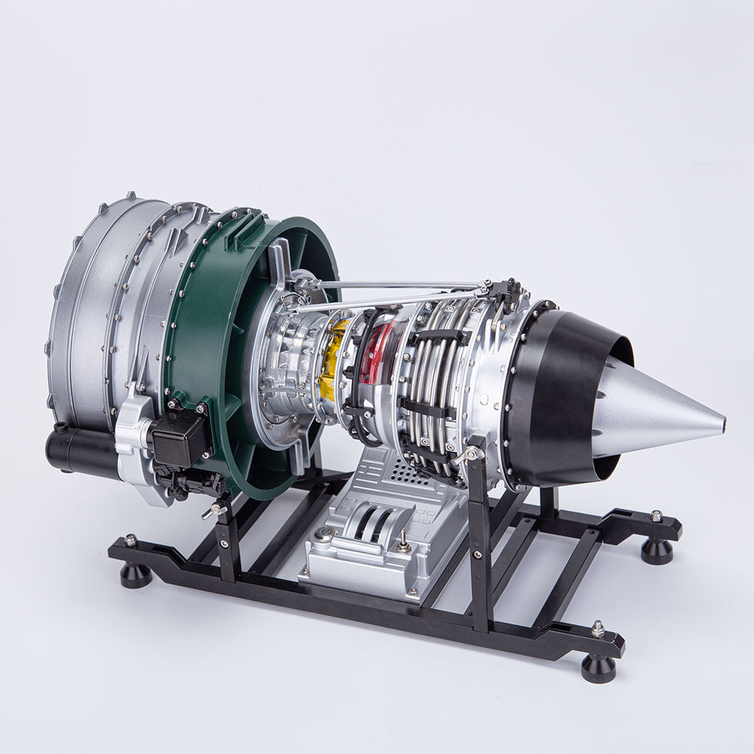 TECHING 1/10 Full Metal Working Turbofan Engine Model - Build Your Own ...