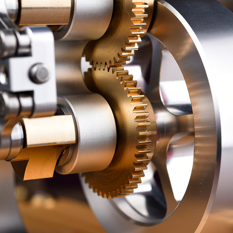 ENJOMOR Rhombic Hot Air Stirling Engine Model Toy Gift for Science and Education Machinery Enthusiasts - EngineDIY