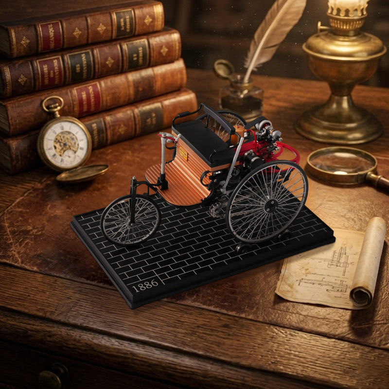 teching world's 1st automobile