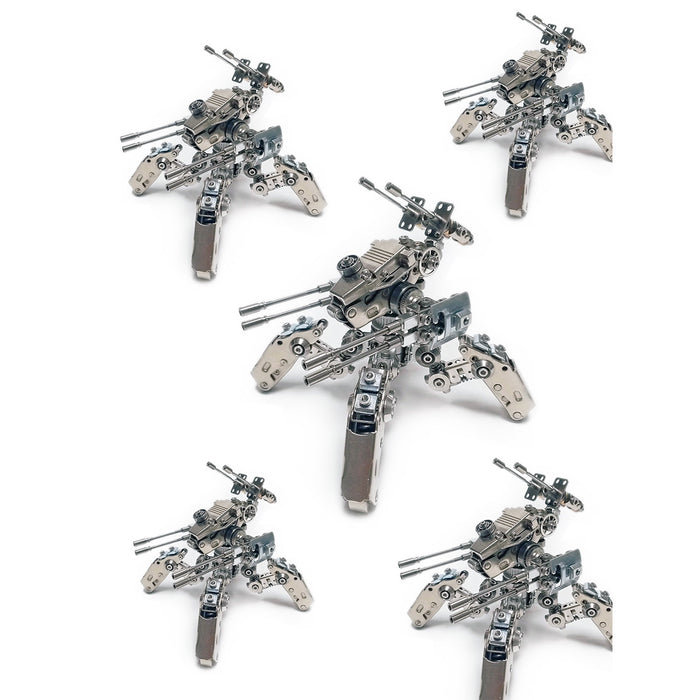 3d metal quadruped mecha model kit, creative collectible display (410pcs)