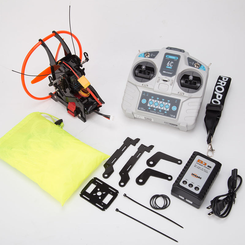 2.4g rc electric stunt mini paraglider model high-altitude stunt flight paraglider toy rtf version