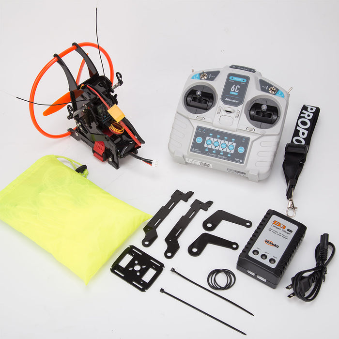 2.4g rc electric stunt mini paraglider model high-altitude stunt flight paraglider toy rtf version