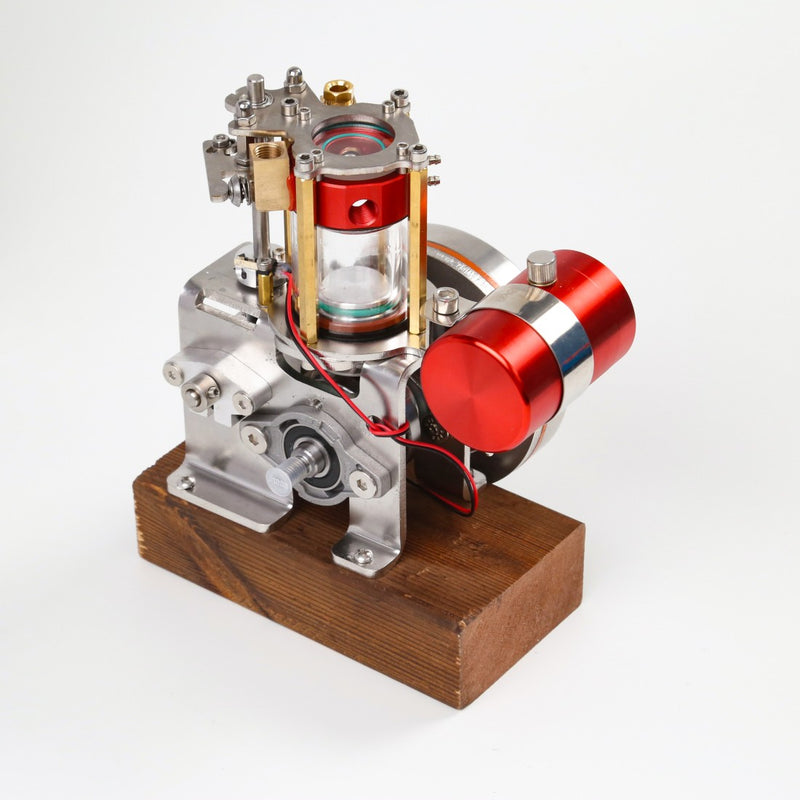 16cc Four-Stroke Water-Cooled Methanol Internal Combustion Engine Model, Educational Display Desktop Model (Assembled)