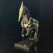 3d metal puzzle solar-powered bionic mechanical horse model kit-diy industrial desktop art sculpture