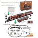 alloy electric train set model with carriage and long track - gift for boys and girls