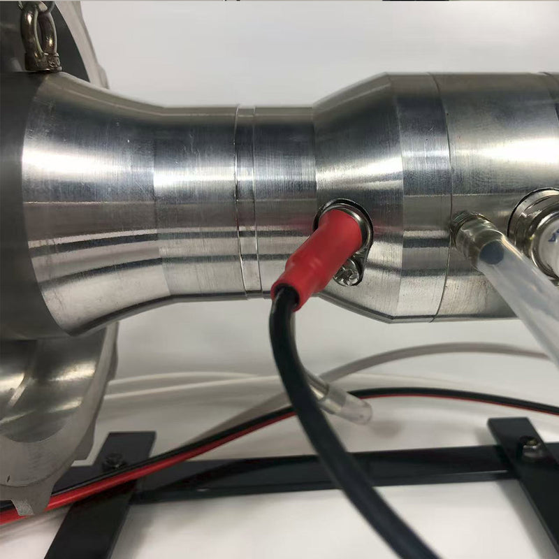 miniature turbofan engine model precision-crafted removable and maintainable jet engine with liquid gas combustion