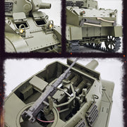 1/16 scale 2.4g u.s. mb self-propelled howitzer rc simulation tank model with sound and lights, telescoping smoke, dual-speed modes