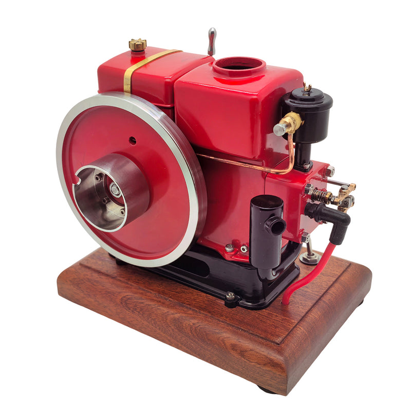 retrol & okmo 916 hit and miss engine model four-stroke stationary vintage farm internal combustion gasoline engine rtr
