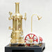 retrol se-03 working stationary mill steam engine model kit with boiler, generator and lamp stand 