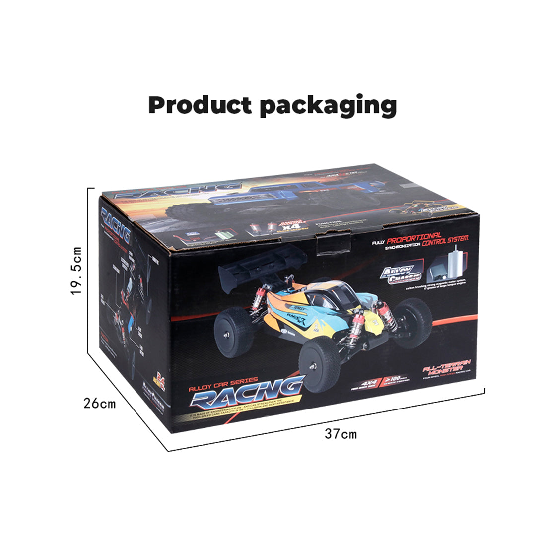 typhoon shell 1/12 scale 2.4g 4wd brushless rc off-road car model - rtr version