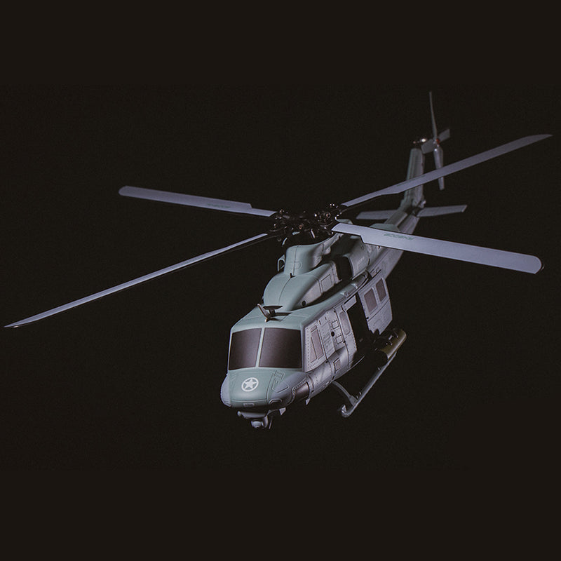 goosky e2 uh-1y 2.4g rc 6ch dual brushless direct drive scale aerobatic gts flight control helicopter model