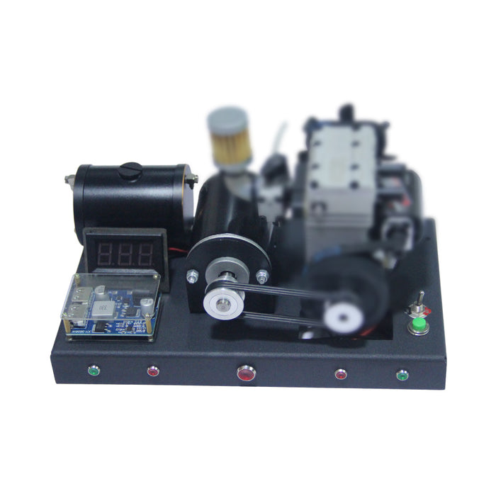 12V DC Modified Generator Kit & Base for SEMTO ST-NF2 Engine Model DIY Modelling Kit