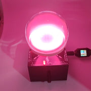neon gas glow ring reactor plasma sphere – interactive science desk toy