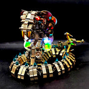 3D Metal DIY Mechanical Cobra Snake Model Realistic Mechanical Kit Creative Gift 1000PCS+ - EngineDIY