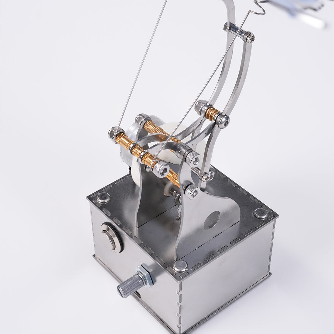 mechanical bionic butterfly 3d metal kinetic sculpture model for desktop display & collection (finished)
