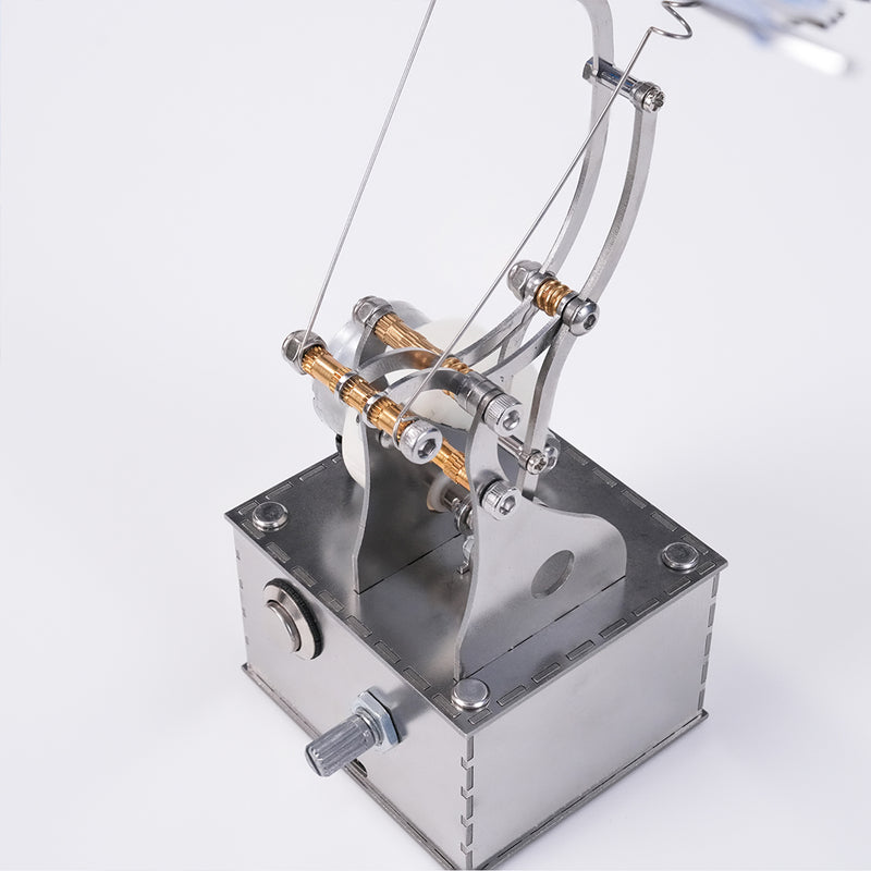 mechanical bionic butterfly 3d metal kinetic sculpture model for desktop display & collection (finished)