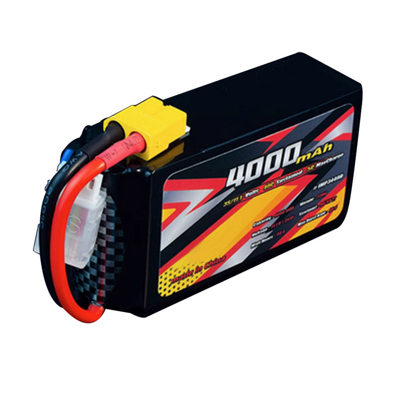 4000mAh 3S 40C T-Plug Lithium Battery for Capo U4 Pipe Frame X Queen Off-Road Climibing Car Model